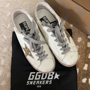 Golden Goose Sneakers Gold/Silver sz 37